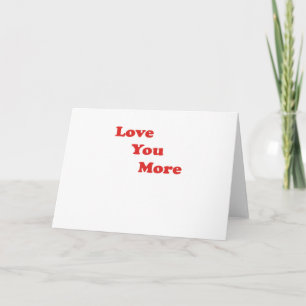 Carte Conception minimale d'amour plus 