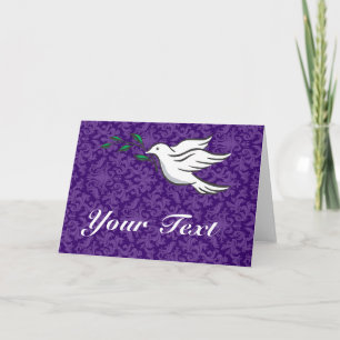 Carte conceptions de colombe