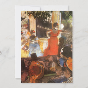 Carte Concert Café aux Ambassadeurs par Edgar Degas
