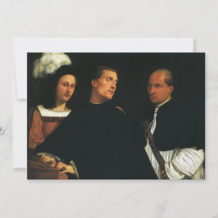 Carte Concert du Titien Vintage Renaissance Fine Art