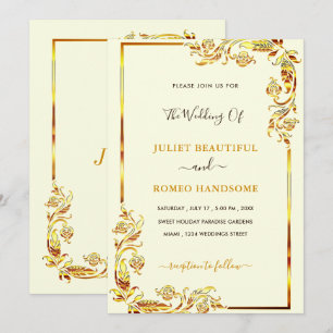 Carte Concevez vos cartons d'invitation de mariage à cad