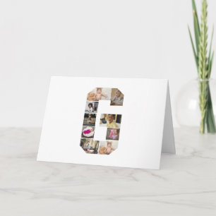 Carte Concevez Votre Propre Collage Photo Avec La Lettre