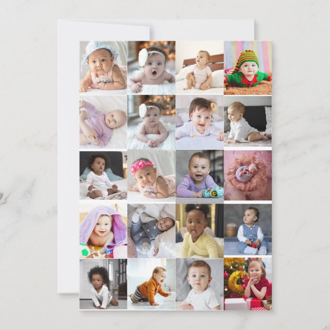 Carte Concevez votre propre collection de photos 20 (Devant)