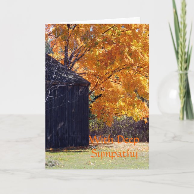 Carte Condoléances (Devant)