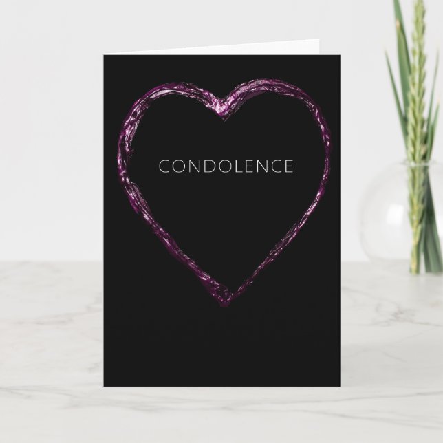 Carte condoléances (Devant)