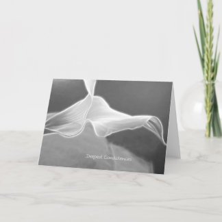 Carte Condolence Card