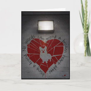 Carte Condolence Card