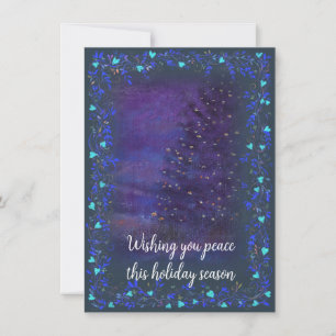 Carte Condolence de Noël