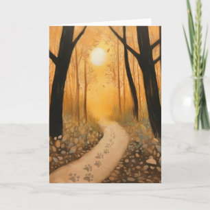 Carte Condolence des animaux