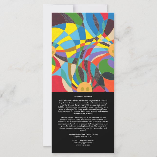 Carte Conférence interconfessionnelle et Splendor - Cart (Devant)