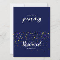 Confetti d'or | Panneau réservé Mariage de marine