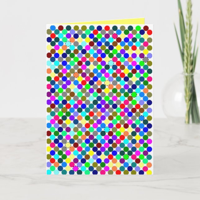 Carte confettis (Devant)