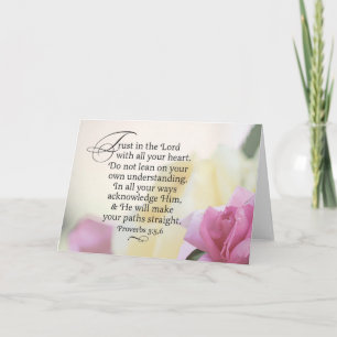 Carte Confiance dans le Seigneur