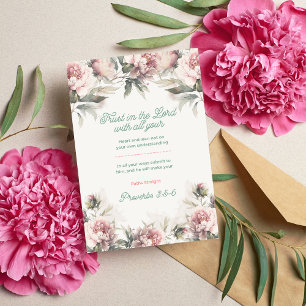 Carte Confiance dans les proverbes du Seigneur 3:5-6