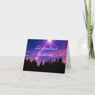 Carte Confiance Dans L'Univers  