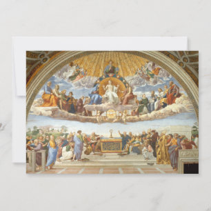 Carte Conflit du Saint Sacrement, Raphael Sanzio