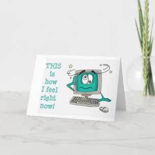 CARTE CONFUS *COMMENT* PUIS-JE OUBLIER VOTRE ANNIVERSAIR