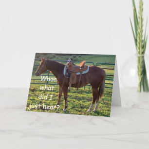 CARTE "CONFUSED-NAY BRAY OU WHINNY" POUR VOTRE CA D'ANNI