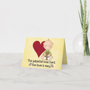 Carte congatulations adoption card