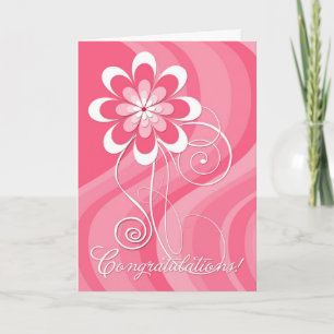 Carte Congradulations - chimiothérapie accomplie