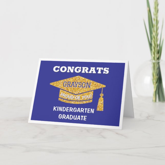 Carte Congrats des diplômés de maternelle (Devant)