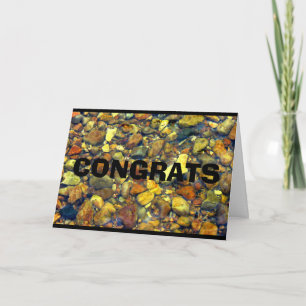 Carte Congrats - vous roche !