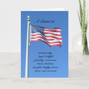 Carte Congratulations : A Scout Is...