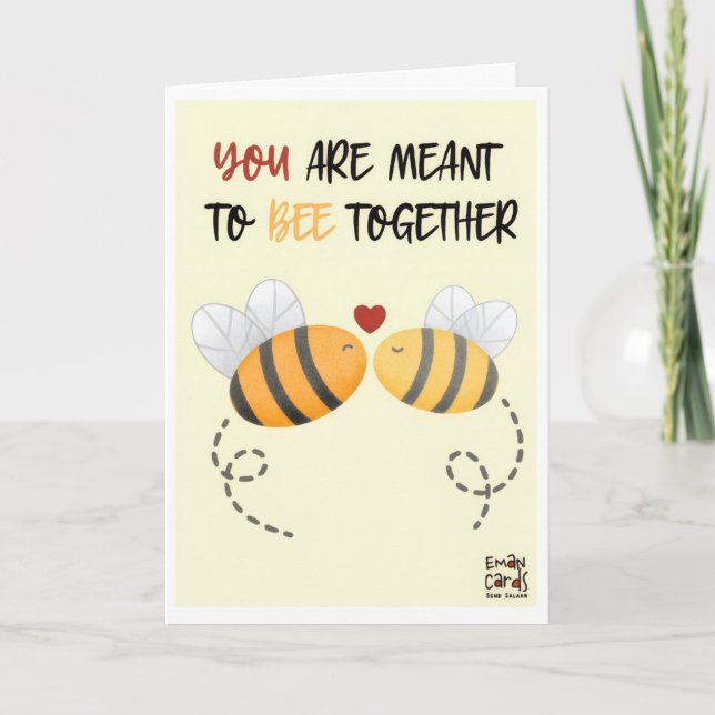 Carte Congratulations - Cute Wedding (Devant)