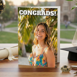 Carte Congratulations Graduate! Photo and Poem