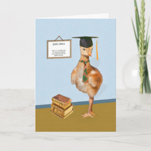 Carte Congratulations, Graduation, Humorous Bird