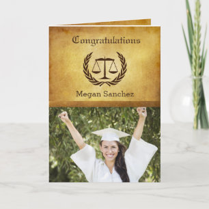 Carte Congratulations Law School Graduate