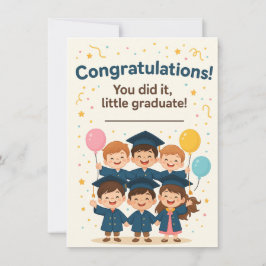 Carte Congratulations Little Graduate Card