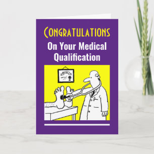 Carte Congratulations on Medical Qualification