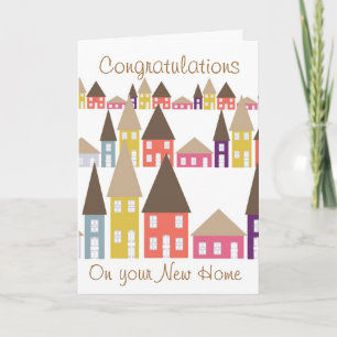 Carte Congratulations on your new home