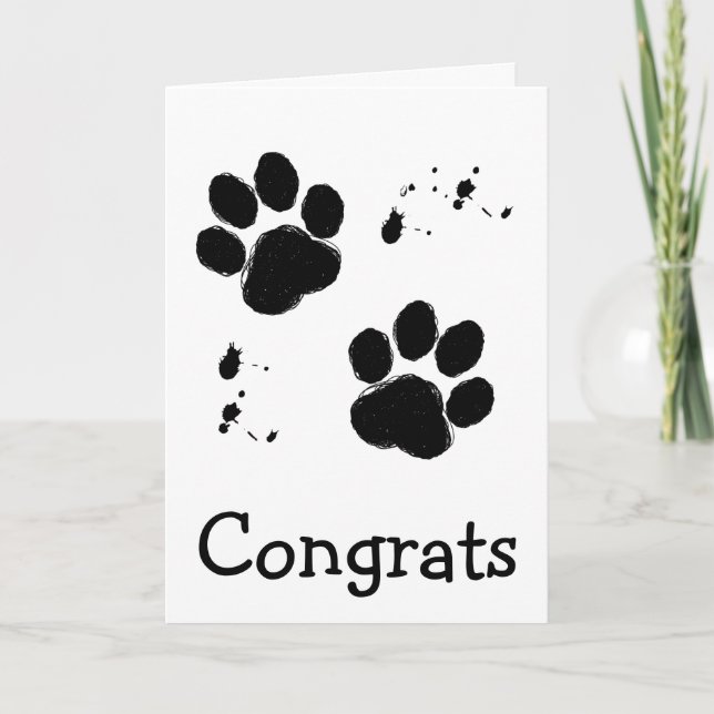 Carte Congratulations on Your Rescue Dog (Devant)