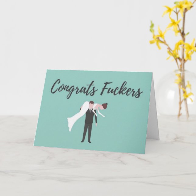Carte Congratulations Wedding Greeting Card (Fleur jaune)