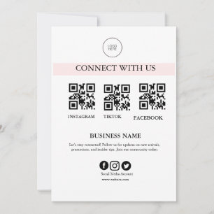Carte Connectez-vous avec nous sur les réseaux sociaux