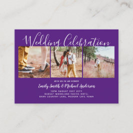 Carte Conseil 100 Qualité Budget PHOTO Wedding Invite PETIT