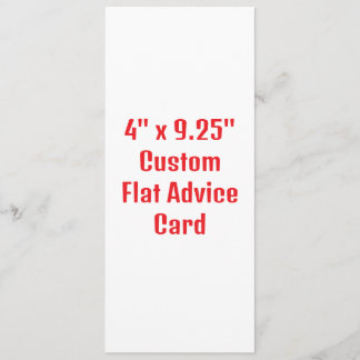 Carte Conseil Ajoutez Votre Propre Design Plat