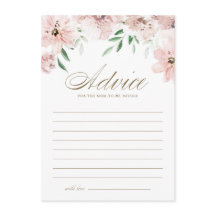 Aquarelle Blush Dusty Baby shower Fleurs roses