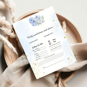 Carte Conseil Automne Pumpkin prédiction bébé bébé Douche bébé j