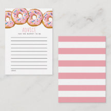 Baby shower moderne Filles de Donut Saupoudrer