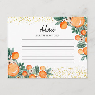 Carte conseil Citrus Summer Orange Green