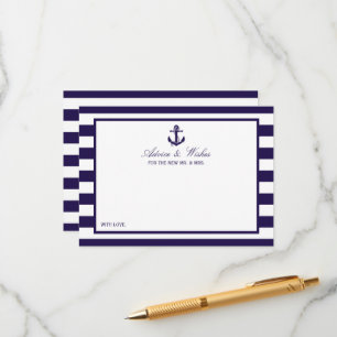 Carte Conseil Collection de Mariages de la marine d'Ancres nauti