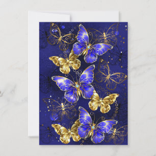 Carte Conseil Composition avec papillons Sapphire