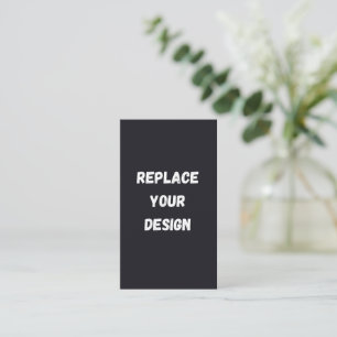 Carte Conseil Conception simple noire personnalisée Ajouter une
