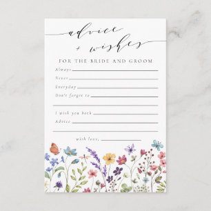 Carte Conseil Conseils et Vœux Love in Bloom Shower de Mariage