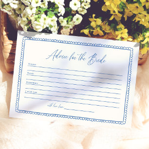 Carte Conseil Conseils Fantaisistes Pour La Mariée Fête De Maria