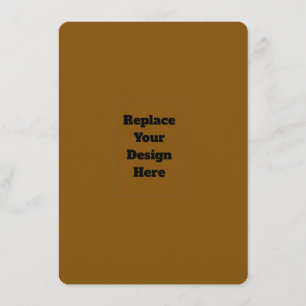 Carte Conseil Créez Votre Propre Brun