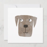 Cute Chocolate Labrador Retriever Chien Anniversai